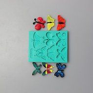 Sher Butterfly Shape Chocolate Silicone Molds,Cake Molds,Soap Molds,Decoration Tools Bakeware N4