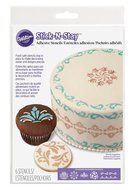 Wilton 417-5160 Stick N Stay Stencils, Scrolls N3