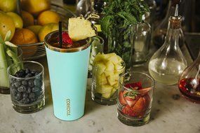 Corkcicle Tumbler Insulated Stainless Steel Bottle/Thermos, 24 oz, Turquoise N14