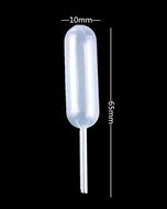 Yueton 50pcs Clear 4ml Liquid Dropper Pasteur Pipette, Plastic Squeeze Transfer Pipettes N4