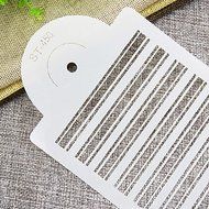 Sher Small Stripe Cake Stencil, Cake Side Stencil, Stencil for Cake Decorating, Wall Decorating Stencil, N3
