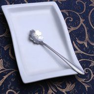 Coffee Scoops, Stainless Steel Tableware Creative Sunflower Flower Pattern Coffee Spoons Stirring Spoon Sugar... N32