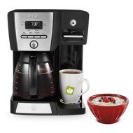 Mr. Coffee BVMC-DMX85 12-Cup Programmable Coffeemaker with Integrated Hot Water Dispenser, 16-Ounce, Black/Chrome N17
