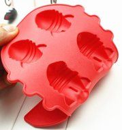 Longzang U-Beauty 8-Tray Animal Ice Cube Shape Silicone Chocolate Dinosaur Mold N12