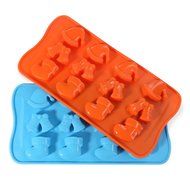 Candy Making Molds, 2PCS YYP [12 Cavity Christmas Hat Shape Mold] Silicone Candy Molds for Home Baking - Reusable... N6