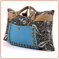 1 X Wisedeal Fashion Leopard Sequined Ladies Women Shoulder Messenger Bag Handbag Tote Purse N27
