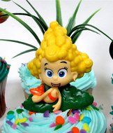 Bubble Guppies 19 Piece Birthday Cupcake Topper Set Featuring 12 Bubble Guppies 2&quot; Characters Including Gil, Bubble... N6