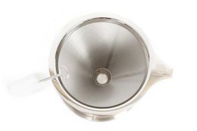 Pour Over Coffee Filter - LC - Reusable - Permanent 18/8 Stainless Steel Pour Over Dripper - with BONUS Declogging... N5