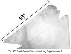 18-Piece Extra Large Cake Icing Decorating Tip Set - Includes Hard to Find Tips 127D, 789 - Highest Quality -... N3