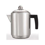 Wilton Brands 2501-9907 Copco Stovetop Percolator Polished Stainless Steel, 4-8 Cup Capacity