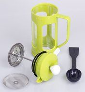 Dltsli French Coffee Press - 12 oz/350ML, Espresso and Tea Maker, Stainless Steel Plunger and Heat Resistant Glass... N12