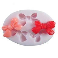 Y&amp;XL&amp;H Three Holes Bowknot Oval Silicone Mold Fondant Molds Sugar Craft Tools Resin flowers Mould Molds For Cakes