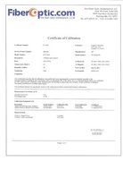 OTDR SM or MM with Certification