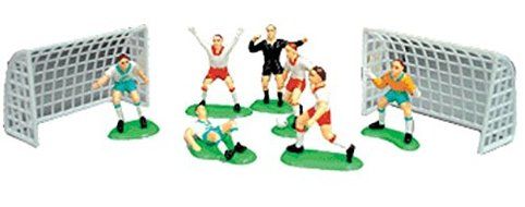 Cake Decorating Kit CupCake Decorating Kit (Soccer Team(7 Players 2 Goals)) N6