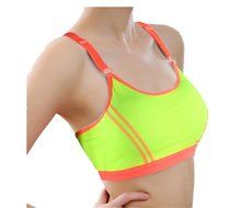 PHOTNO Women Lady Sports Yoga Athletic Solid Wrap Chest Strap Vest Tops Bra N20