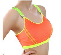 PHOTNO Women Lady Sports Yoga Athletic Solid Wrap Chest Strap Vest Tops Bra N21