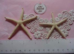 SEA Stars, Set of Two Silicones Mold Silicone Mold Cake Decorating Sugar Flower FDA Approved