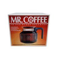Vintage 1987 Mr. Coffee Flower Patterned 12 Cup Glass Decanter No. D-12 N2