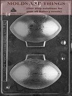 3D FOOTBALLS Chocolate Candy Mold With &copy; Molding Instruction - Set of 3