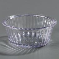 Carlisle 084507 SAN Fluted Ramekin, 4.5-oz. Capacity, 1.50 x 3.50", Clear (Case of 48) N6