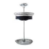 Bialetti Preziosa 8 Cup French Press Coffee Maker, Stainless Steel, Silver N7