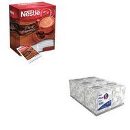 KITKIM21271NES70060 - Value Kit - Nestle Instant Hot Cocoa Mix (NES70060) and KIMBERLY CLARK KLEENEX White Facial...