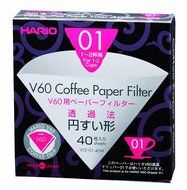 Hario Box of Paper Filters for 02 Dripper, 40 Sheets, Natural N6