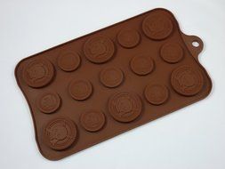 Sarah Janes Silicone 15 Cell Chocolate Mould - Pirate Coins