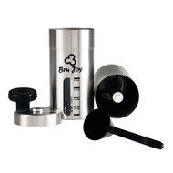 Bru Joy Portable Coffee Grinder Manual, Spices Miller, Ceramic Burr Stainless Steel, Aeropress Compatible N2