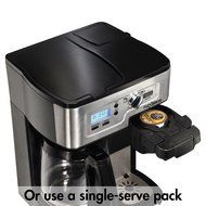 Hamilton Beach FlexBrew 49983A Single Serve / Full Pot Coffee Maker N9