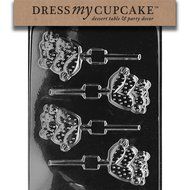 Dress My Cupcake Chocolate Candy Mold, Cactus Lollipop