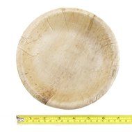 BambooMN Brand - 2oz Thermo Pressed Leaf Round Bowls, Mini - Deep, 3" x 1.2" - 50 Pieces N2