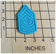 US Army First Sergeant Military Stripes Cookie Cutter and Stamp #1048 N2