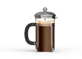 French Press, Coffee & Espresso Maker, ZYK French Press Coffee Maker, 16-Ounce 4 Cups (4 Ounce Each) N4