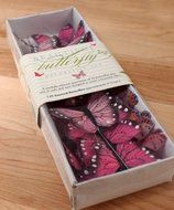Beautiful Butterfly Decorative Set - Pink