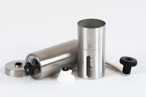 Manual Coffee Grinder for Travel | Portable Handheld Stainless Steel Grinder with Ceramic Conical Burr Mill for... N2