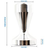 Coffee Tamper Machine,DLAND 51mm Diameter Stainless Steel Flat Base Grip Handle Bean Barista Espresso Tamper pressure... N13