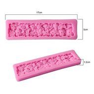 Y&amp;XL&amp;H Long pattern Fondant Cake Cake Chocolate Silicone Molds,Decoration Tools Bakeware N2