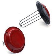 Aikoi Chicken Roaster Rack With Bowl Tin Non-stick BBQ Accessories Tools N7