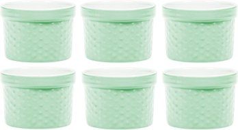 Mint Green 4oz Pastels Mini RamekinS Set Of 6