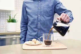600ml Thick Range Coffee &amp; Tea Server - Heatproof Glass Body with BPA-Free Lid for Hario V60 Ceramic and Glass... N2