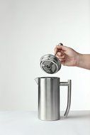 Frieling USA Double Wall Stainless Steel French Press Coffee Maker with Patented Dual Screen in Frustration Free... N14