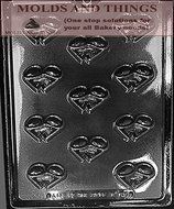 Bite Size SUNGLASSES Kids Chocolate candy mold with &copy; molding Instructions - Set of 2