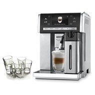 DeLonghi Prima Donna Exclusive Super Automatic Espresso Machine with Hot Chocolate System and Free Set of 6 Italian...