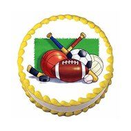 Sports Collage ~ Edible Image Cake / Cupcake Topper