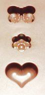 Mini Chocolate Mold - Silicone Mold (Brown) N5