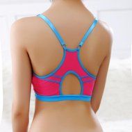 PHOTNO Women Lady Sports Yoga Athletic Solid Wrap Chest Strap Vest Tops Bra N24