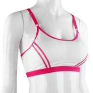 PHOTNO Women Lady Sports Yoga Athletic Solid Wrap Chest Strap Vest Tops Bra N27
