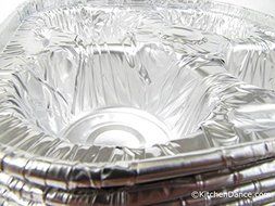 Disposable Aluminum 4 Cup Extra Large Cup Muffin Tray #1588 (25) N2