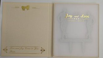 LOVENJOY Gift Box Pack Mr and Mr Gay Same Sex Silhouette Wedding Birthday Cake Topper (5.1-inch, Black) N14